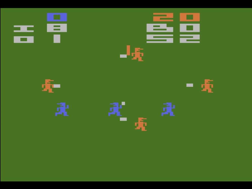 Screenshot of Home Run for Atari 2600